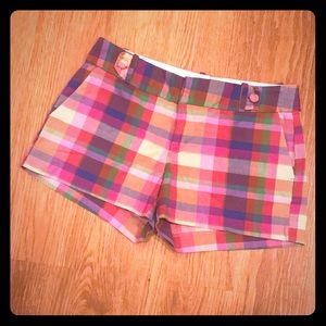 Banana Republic plaid shorts